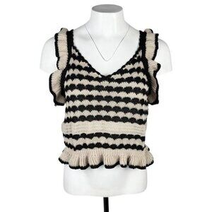 NWT SOLITAIRE Knitted Crop Top Sz Medium